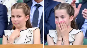 Prenses Charlotte Wimbledon finalinde sempatik hareketleri ile herkesi büyüledi