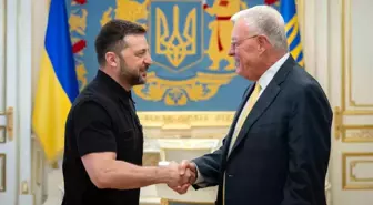 Zelenskiy, ABD Temsilcisi Kellogg ile Görüştü