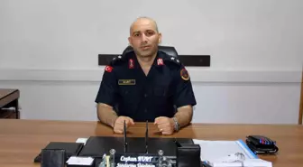 Jandarma Üsteğmen Coşkun Kurt, Çarşamba İlçe Jandarma Komutanlığı'na Atandı
