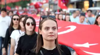 Aksaray'da 15 Temmuz hain darbe girişiminin yıldönümünde şehitler anıldı