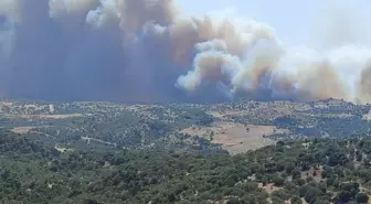 Çanakkale'de Orman Yangını Nedeniyle 3 Köy Boşaltıldı