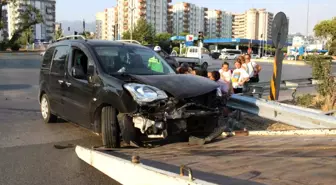 Aydın'da Otoban Kavşağında Kaza: 1 Yaralı