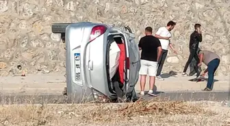 Kütahya'da Takla Attı: Sürücü Yaralandı