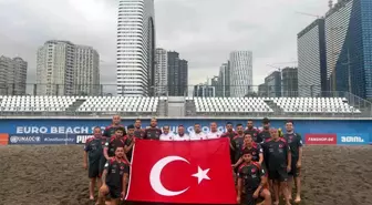 Plaj Futbolu Milli Takımı, Gürcistan'da 15 Temmuz şehitlerini andı