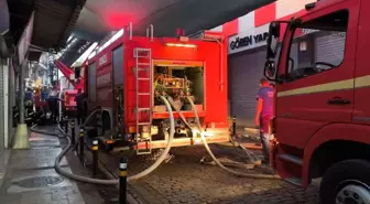 Denizli'de Tarihi Çarşıda Yangın Paniği