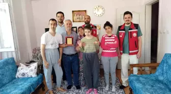 Beyşehir'de 50 Yıllık Evlilikte Örnek Çifte Teşekkür Plaketi