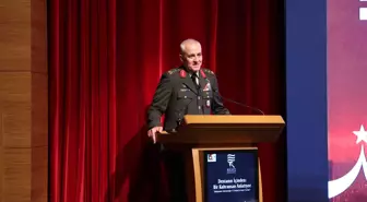 15 Temmuz Gazisi Tümgeneral Davut Ala Rize'de konferans verdi