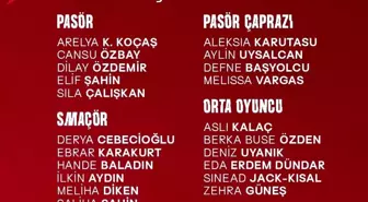A Milli Kadın Voleybol Takımı'nın Kadrosu Açıklandı