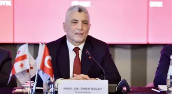 Ticaret Bakanı Ömer Bolat Gürcistan'da İş İnsanlarıyla Bir Araya Geldi