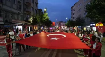 Burdur'da '15 Temmuz' kortej yürüyüşü ve anma programı