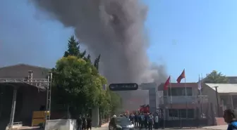 Esenyurt'ta fabrikada yangın-2 / Ek görüntüyle