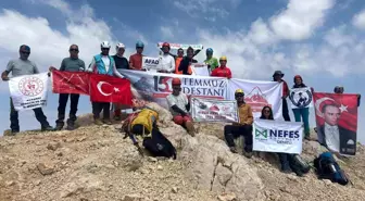 Eskişehir AFAD personeli, '15 Temmuz Şehitleri Anma Tırmanışı'na katıldı
