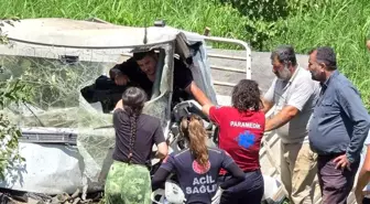 Iğdır'da Süt Kamyonu Kaza Yaptı: 1 Yaralı