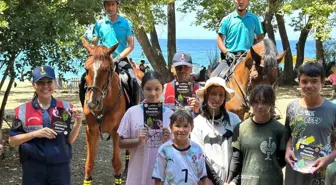 Kuşadası Milli Park'ta Orman Yangınlarına Karşı Bilgilendirme Çalışması