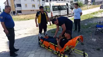 Samsun'da Motosiklet ile Hasta Servis Minibüsü Çarpıştı: 1 Yaralı