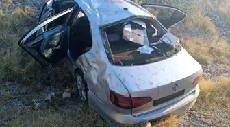 Salihli'de Kaza: 1 Ölü, 4 Yaralı
