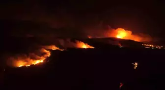 Tekirdağ'da Orman Yangınları Havadan Görüntülendi