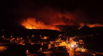 Tekirdağ'da Orman Yangını ile Mücadele Devam Ediyor