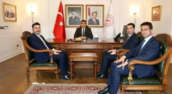 Düzce'ye Atanan Kaymakam Adaylarından Vali Aslan'a Ziyaret