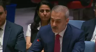 Dışişleri Bakanı Hakan Fidan, BM Güvenlik Konseyi'nde Filistin İçin Acil Ateşkes Çağrısı Yaptı