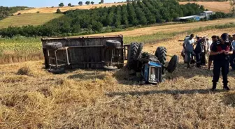 Mustafakemalpaşa'da Traktör Devrildi: Sürücü Hayatını Kaybetti
