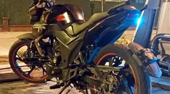 Isparta'da Plakasız Motosiklet Sürücüsüne Ceza