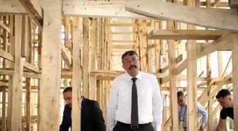 Hakkari'de İki Yeni Cami İnşaatında İnceleme
