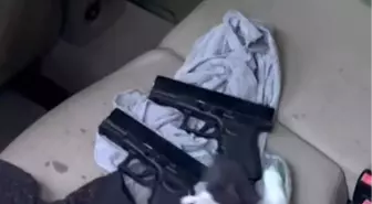 Isparta'da Şüpheli Araçta Ruhsatsız 3 Tabanca Ele Geçirildi