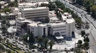 İsrail'in Şam'daki Hava Saldırıları Havadan Görüntülendi