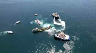 Beylikdüzü'nde Tanker Yangını: Kıyı Emniyeti Müdahale Etti