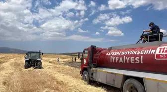 Kayseri'de Ekili Arazilerde Yangın Alarmı