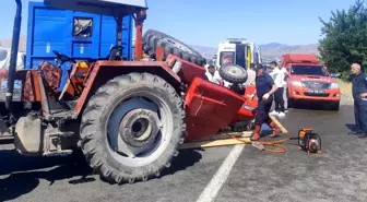 Malatya'da Tır ile Çarpışan Traktörün Sürücüsü Hayatını Kaybetti