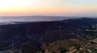 Tekirdağ'da Tarım Arazisinde Çıkan Yangın Kontrol Altına Alındı