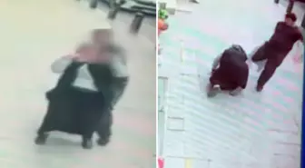 Annesinin boğazını sıktı, tekmeler savurdu