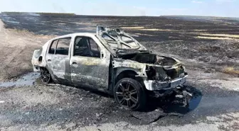 Tekirdağ'da Seyir Halindeki Otomobilde Yangın Çıktı