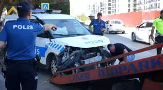 Samsun'da Polis Aracı ile Otomobil Çarpıştı: 4 Yaralı