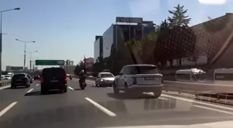 Trafikte Ters Yönde Giden Araç Tehlike Yarattı