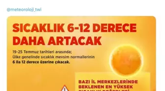 Ülke Genelinde Hava Sıcaklıkları 12 Dereceye Kadar Artacak