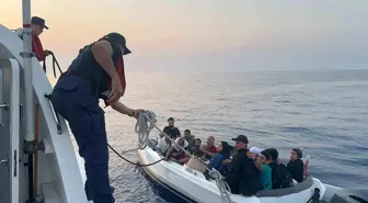 Bodrum Açıklarında 20 Düzensiz Göçmen Kurtarıldı