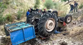 Burdur'da Traktör Devrildi, Öğretmen Hayatını Kaybetti