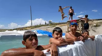 Erzurum'un sıcak yaz günlerinde yürekleri serinletti