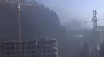 Defne'deki Şantiye Yangını Kontrol Altına Alındı