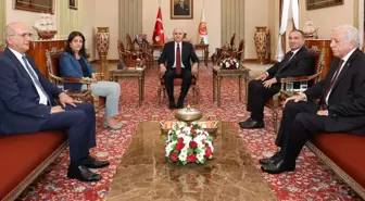 Komisyon için ilk adım! Kurtulmuş, Meclis Başkanvekilleri ile bir araya geldi