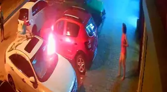 Samsun'da Otomobili Ateşe Veren Şahıs Gözaltına Alındı