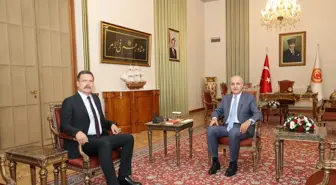Numan Kurtulmuş, Erkan Baş'ı Kabul Etti