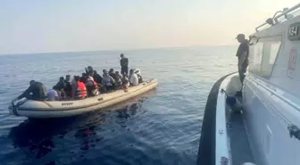 Bodrum açıklarında 37 düzensiz göçmen kurtarıldı