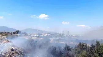 Aydın'da Kanal Kenarındaki Yangın Kontrol Altına Alındı