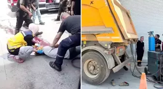 Kaynak yapan ustayı izleyen tır şoförü feci şekilde can verdi