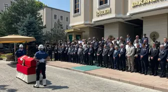 Sivas'ta Trafik Kazasında Hayatını Kaybeden Mülkiye Başmüfettişi Erol Karaömeroğlu İçin Tören Düzenlendi