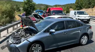 Balıkesir'de Sıcak Hava Nedeniyle Zincirleme Trafik Kazası